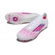 Botas de Fútbol adidas F50 Elite FG Ftwr Blanco Rosa Lúcido Ftwr Blanco