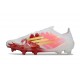 Botas de Fútbol adidas F50 Elite FG Blanco Rojo Dorada