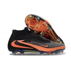Zapatos Nike Phantom 6 Alto Elite Fg Negro Naranja