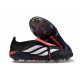 Bota de Fútbol adidas Predator 26 Elite FT FG Negro Blanco Rojo