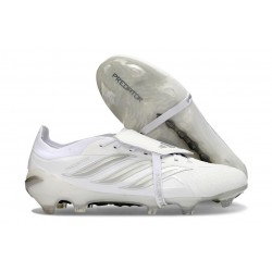 Bota de Fútbol adidas Predator 26 Elite FT FG Blanco Plateado