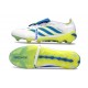 Bota de Fútbol adidas Predator 26 Elite FT FG Blanco Azul Amarillo