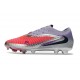 Zapatos de Fútbol Nike Phantom 6 Low Elite FG Rojo Blanco Lila