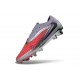 Zapatos de Fútbol Nike Phantom 6 Low Elite FG Rojo Blanco Lila