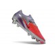 Zapatos de Fútbol Nike Phantom 6 Low Elite FG Rojo Blanco Lila