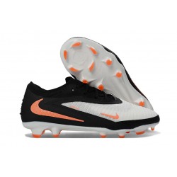 Zapatos de Fútbol Nike Phantom 6 Low Elite FG Blanco Negro Naranja