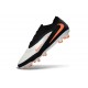Zapatos de Fútbol Nike Phantom 6 Low Elite FG Blanco Negro Naranja