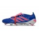 Bota de Fútbol adidas Predator 26 Elite FT FG Azul Carrera Explosión Rosa