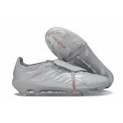 Bota de Fútbol adidas Predator 26 Elite FT FG Gris Hierro Met. 