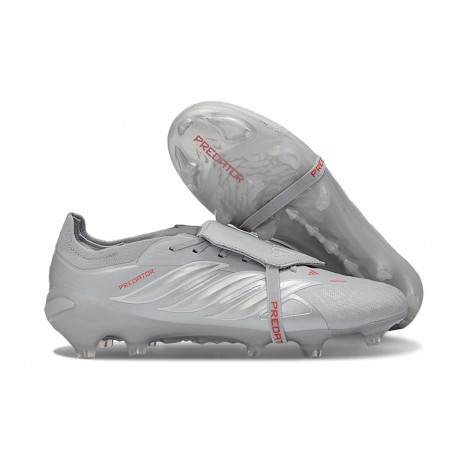 Bota de Fútbol adidas Predator 26 Elite FT FG Gris Hierro Met. 