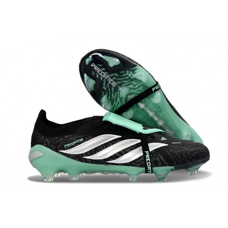 Bota de Fútbol adidas Predator 26 Elite FT FG Negro Blanco Verde