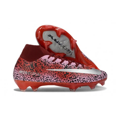 Zapatillas Nike Zoom Mercurial Superfly X Elite FG Rojo Plateado