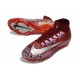 Zapatillas Nike Zoom Mercurial Superfly X Elite FG Rojo Plateado