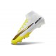 Zapatillas Nike Zoom Mercurial Superfly X Elite FG Blanco Dorado Amarillo