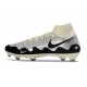 Zapatillas Nike Zoom Mercurial Superfly X Elite FG Plateado Blanco Negro