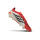 Botas y Zapatillas de Fútbol adidas Predator 26 Elite FG Rojo Lúcido Negro Ftwr Blanco