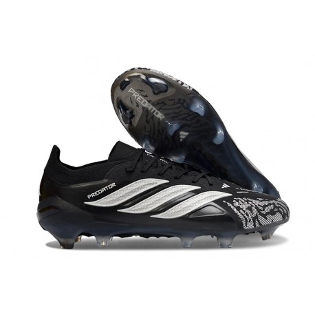 Botas y Zapatillas de Fútbol adidas Predator 26 Elite FG Negro Blanco