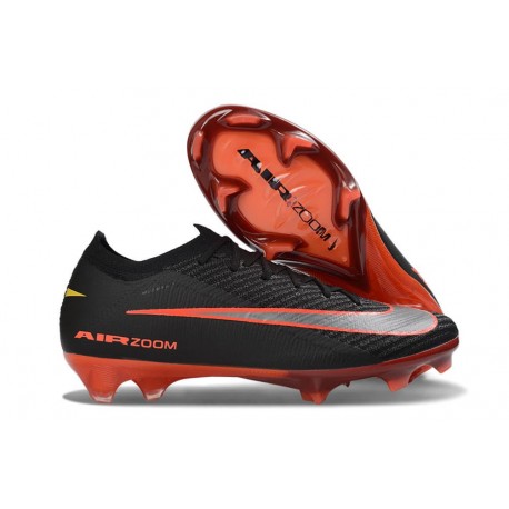 Nike Mercurial Vapor 16 Elite FG Botas de Fútbol Negro Rojo