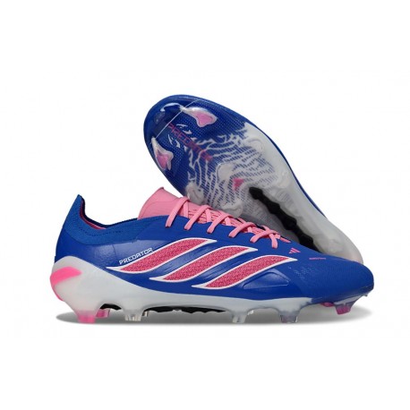 Botas y Zapatillas de Fútbol adidas Predator 26 Elite FG Azul Rosa