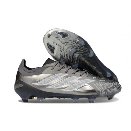 Botas y Zapatillas de Fútbol adidas Predator 26 Elite FG Gris Plateada