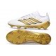 Botas y Zapatillas de Fútbol adidas Predator 26 Elite FG Blanco Dorado