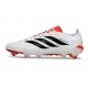 Botas y Zapatillas de Fútbol adidas Predator 26 Elite FG Blanco Negro Rojo