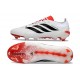 Botas y Zapatillas de Fútbol adidas Predator 26 Elite FG Blanco Negro Rojo