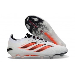 Botas y Zapatillas de Fútbol adidas Predator 26 Elite FG Blanco Rojo Negro
