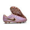 Tacos de Futbol Nike Tiempo Maestro Elite FG Bronce Rojo Mtlc Dorado Rosa Mtlc