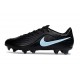 Tacos de Futbol Nike Tiempo Maestro Elite FG Negro Azul Hielo