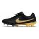 Tacos de Futbol Nike Tiempo Maestro Elite FG Negro Dorado