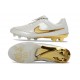 Tacos de Futbol Nike Tiempo Maestro Elite FG Blanco Dorado