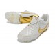 Tacos de Futbol Nike Tiempo Maestro Elite FG Blanco Dorado