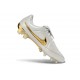 Tacos de Futbol Nike Tiempo Maestro Elite FG Blanco Dorado