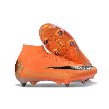 Nike Air Zoom Mercurial Superfly 10 Elite SG-Pro Naranja Negro