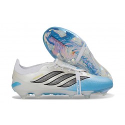 Bota de Fútbol adidas Predator 26 Elite FT FG Blanco Azul Negro