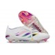Bota de Fútbol adidas Predator 26 Elite FT FG Blanco Rosa