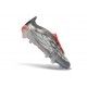 adidas Predator 26 Elite FT FG Hierro Met. Ftwr Blanco Rojo Lúcido