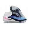 Zapatos Nike Phantom 6 Alto Elite Fg Azul Carrera Explosión Rosa Blanco
