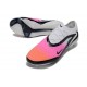 Zapatos de Fútbol Nike Phantom 6 Low Elite FG Blanco Rosa Negro