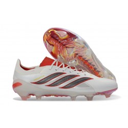 Tacos de Futbol adidas Predator Elite L FG Blanco Rojo