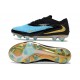 Zapatos de Fútbol Nike Phantom 6 Low Elite FG Azul Dorado Negro