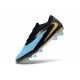 Zapatos de Fútbol Nike Phantom 6 Low Elite FG Azul Dorado Negro