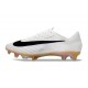 Zapatillas de Fútbol Nike Mercurial Vapor 17 Elite FG Blanco Negro Dorada