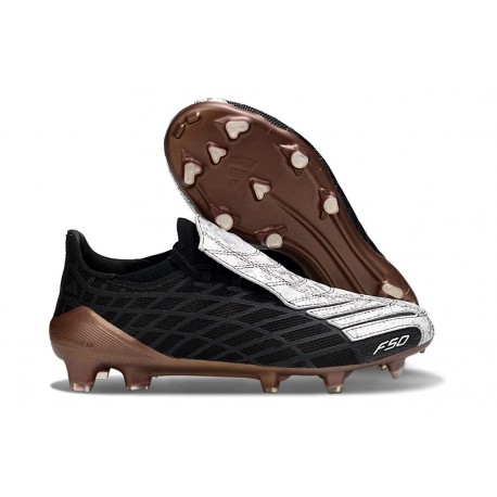 Zapatos adidas F50 Elite FG Spider Negro Blanco Dorado