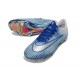 Zapatos adidas F50 Elite FG Spider Azul Blanco Plateada