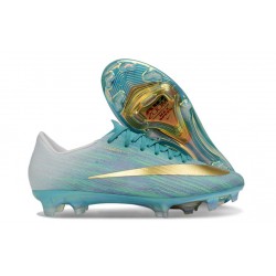 Zapatillas de Fútbol Nike Mercurial Vapor 17 Elite FG Verde Dorada