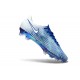 Zapatillas de Fútbol Nike Mercurial Vapor 17 Elite FG Azul Plateada