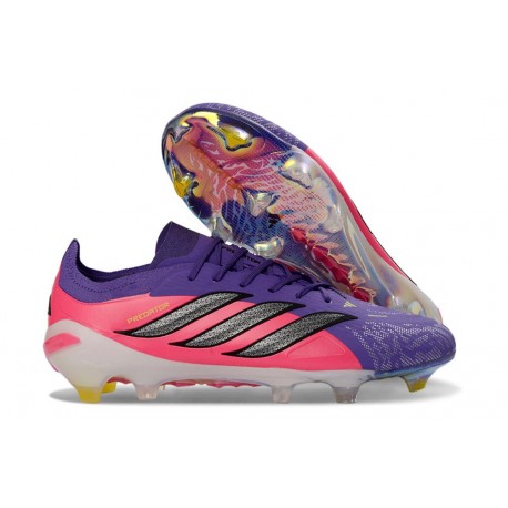 Tacos de Futbol adidas Predator Elite L FG Violeta Rosa
