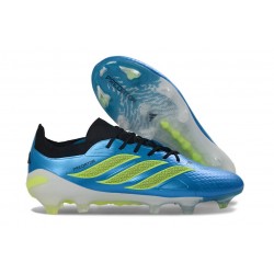 Tacos de Futbol adidas Predator Elite L FG Azul Neón Lima
